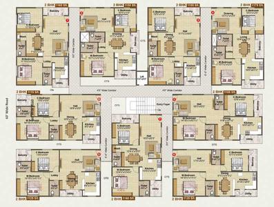Project Image of 1115.0 - 1585.0 Sq.ft 2 BHK Apartment for buy in Venkys Varanasi Varasiddhi