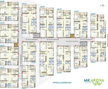 Project Image of 1155.0 - 1950.0 Sq.ft 2 BHK Apartment for buy in MK Arena
