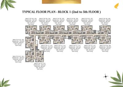 Project Image of 1097.0 - 1362.0 Sq.ft 2 BHK Apartment for buy in DRA Beena Clover