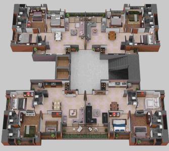 Project Image of 741.42 - 852.72 Sq.ft 2 BHK Apartment for buy in Saanvi Maple Heights