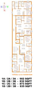 Project Image of 832.0 - 902.0 Sq.ft 2 BHK Apartment for buy in Perfect Precise