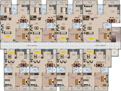 Project Image of 1020.0 - 1360.0 Sq.ft 2 BHK Apartment for buy in JMD SR Residency