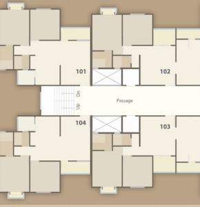 Project Image of 675.0 - 885.0 Sq.ft 2 BHK Apartment for buy in Shree Balaji Sparsh Residency