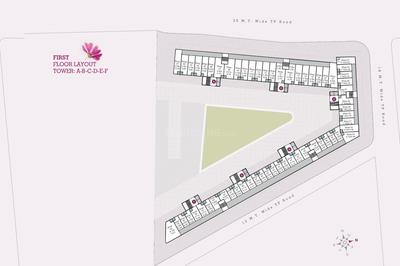 Project Image of 1260.0 - 1805.0 Sq.ft 3 BHK Apartment for buy in Shree Siddheshwar Hollyhock