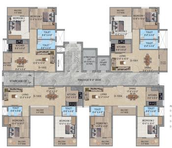 Project Image of 573.0 - 2273.0 Sq.ft 1 BHK Apartment for buy in Akshat Utopian Heights