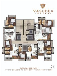 Project Image of 361.13 - 605.36 Sq.ft 1 BHK Apartment for buy in Krisha Vasudev Ratna