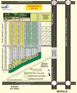 Project Image of 3000.21 - 3120.37 Sq.ft 3 BHK Duplex for buy in Harshith Lahari Aananda Spring Field Villas