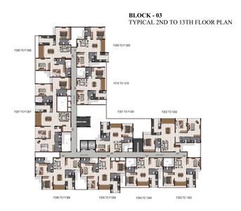 Project Image of 1057.0 - 2428.0 Sq.ft 2 BHK Apartment for buy in Casagrand Zodiac