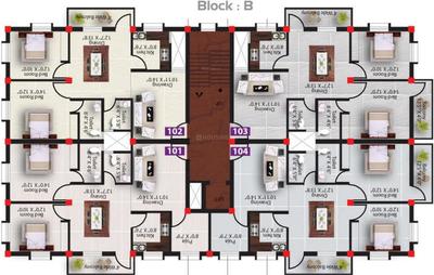 Project Image of 1100.0 - 1787.0 Sq.ft 2 BHK Apartment for buy in Satyabadi Residency