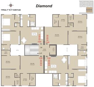 Project Image of 0.0 - 1141.0 Sq.ft 2 BHK Apartment for buy in Home Maker Advait