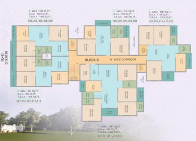 Project Image of 1101.0 - 2497.0 Sq.ft 2 BHK Apartment for buy in Infocity Raj Manohar Residency II
