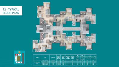 Project Image of 500.0 - 949.0 Sq.ft 1 BHK Apartment for buy in Sankla Sommet Tower 1 And 2