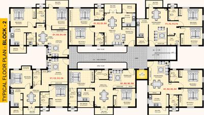 Project Image of 967.0 - 1342.0 Sq.ft 2 BHK Apartment for buy in BSR GLN Residency
