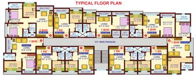 Project Image of 346.0 - 607.0 Sq.ft 1 BHK Apartment for buy in Shree Varad Vinayak Mangalmurti Heights