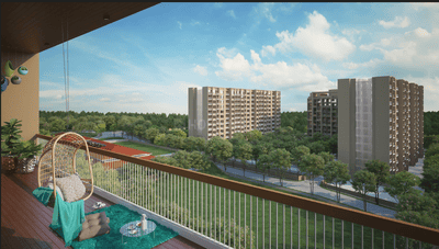 Project Image of 353.0 - 438.0 Sq.ft 1 BHK Apartment for buy in Enerrgia Skyi Manas Lake Phase III