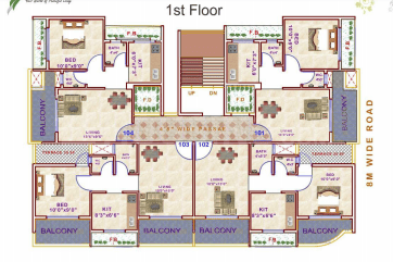Project Image of 152.31 - 280.62 Sq.ft 1 BHK Apartment for buy in Abode Sapphire Bliss