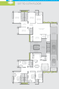 Project Image of 0.0 - 1350.0 Sq.ft 3 BHK Apartment for buy in Pradhyuman Royal Heights