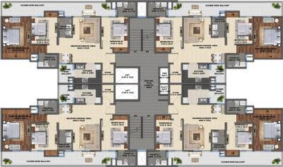 Project Image of 1325.28 - 2075.0 Sq.ft 2 BHK Apartment for buy in Khetan Swiss Gardens