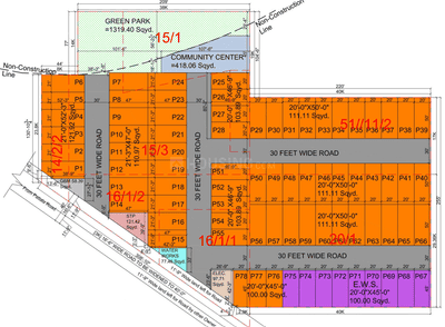 Harfateh Green Fields Homes Layout Plan 1