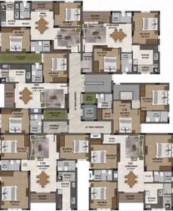 Project Image of 953.0 - 1341.0 Sq.ft 3 BHK Apartment for buy in Raunaq Garden Wood