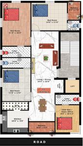 Project Image of 902.0 - 1810.0 Sq.ft 2 BHK Apartment for buy in JD Grandeur