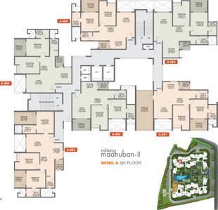 Project Image of 774.0 - 960.0 Sq.ft 2 BHK Apartment for buy in Rohan Madhuban II Wings A B C