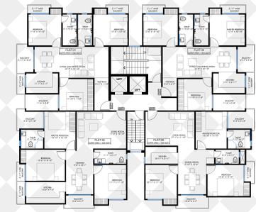 Project Image of 701.0 - 1032.0 Sq.ft 2 BHK Apartment for buy in Shree Winsome Dwarika Residency