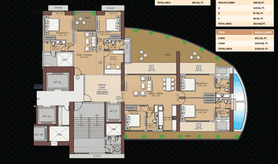 Project Image of 0.0 - 2052.0 Sq.ft 4 BHK Apartment for buy in Ruparel Jewel