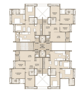Project Image of 1057 Sq.ft 2 BHK Apartment / Flat for sale in Nehru Nagar for Rs. 13000000