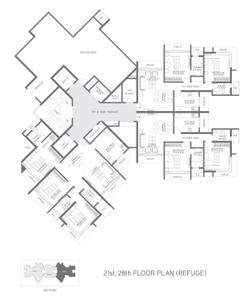 Project Image of 714.72 - 1118.0 Sq.ft 2 BHK Apartment for buy in RNA NG Eclat