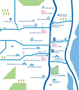 Project Image of 1029.0 - 1455.0 Sq.ft 2 BHK Apartment for buy in Godrej Azure Phase 3