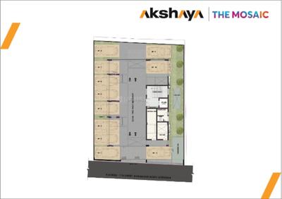 Akshaya The Mosaic The Mosaic Cluster Plan for ground Floor 2