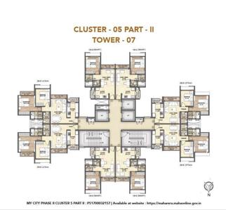 Project Image of 350.26 - 570.06 Sq.ft 1 BHK Apartment for buy in Runwal My City Phase II Cluster 05 Part II