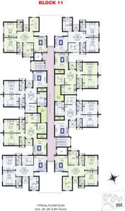 Project Image of 1170.0 - 1278.0 Sq.ft 2.5 BHK Apartment for buy in Vijay Shanthi Boulevard