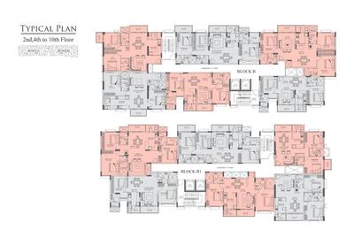 Project Image of 955.0 - 1634.0 Sq.ft 2 BHK Apartment for buy in HM Crescendo