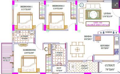 Project Image of 850.0 - 1375.0 Sq.ft 2 BHK Apartment for buy in SV Paradise