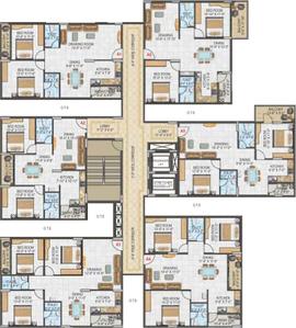 Project Image of 741.0 - 1335.0 Sq.ft 2 BHK Apartment for buy in Hi Life Greens