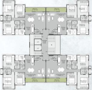 Project Image of 786.84 - 1910.0 Sq.ft 1 BHK Apartment for buy in Orbit Posh Pavilion
