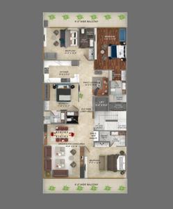 Project Image of 0.0 - 2844.0 Sq.ft 4 BHK Builder Floor for buy in Skys Realty Floors