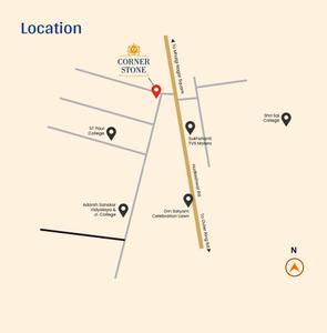 Project Image of 0.0 - 1280.0 Sq.ft 3 BHK Apartment for buy in Corner Stone
