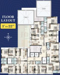 Project Image of 605.0 - 709.0 Sq.ft 2 BHK Apartment for buy in Sushanku Avenue 37