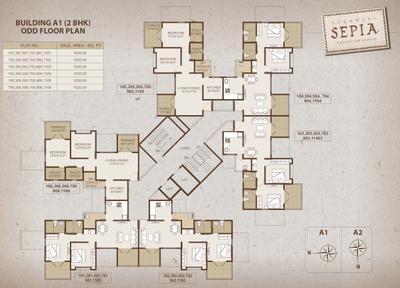 Project Image of 0.0 - 715.0 Sq.ft 2 BHK Apartment for buy in Sukhwani Sepia Phase II