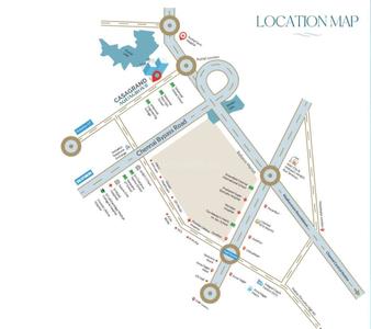 Project Image of 1307.0 - 2581.0 Sq.ft 2 BHK Apartment for buy in Casagrand Aquagrove