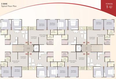 Project Image of 0.0 - 537.0 Sq.ft 2 BHK Apartment for buy in Shreeji Vandan Phase III