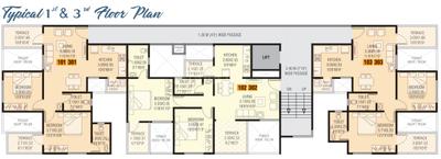 Project Image of 753.0 - 797.0 Sq.ft 2 BHK Apartment for buy in Trio Spaces 11 Abode