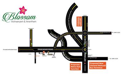 Project Image of 903.0 - 1404.0 Sq.ft 2 BHK Apartment for buy in Blossom Aishwaryam And Anantham