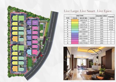 Project Image of 1303.0 - 2113.0 Sq.ft 2 BHK Apartment for buy in Vaishnaoi Garuda