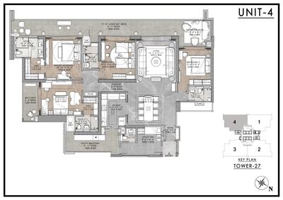 Project Image of 0.0 - 3200.0 Sq.ft 4 BHK Apartment for buy in BPTP The Amaario