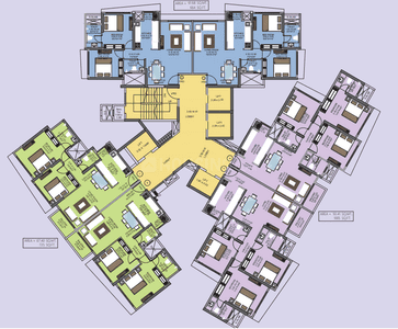 Project Image of 477.28 - 1008.0 Sq.ft 1 BHK Apartment for buy in Tridhaatu Morya