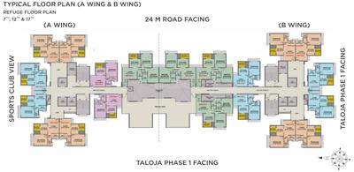 Project Image of 339.0 - 578.0 Sq.ft 1 BHK Apartment for buy in Arihant Adarsh Sports City